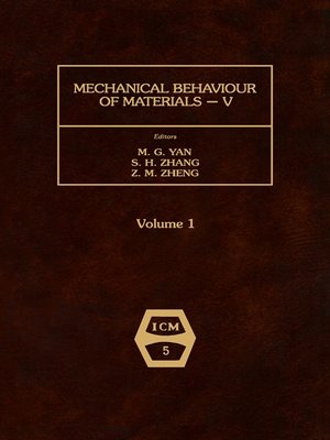 cover image of Mechanical Behaviour of Materials V